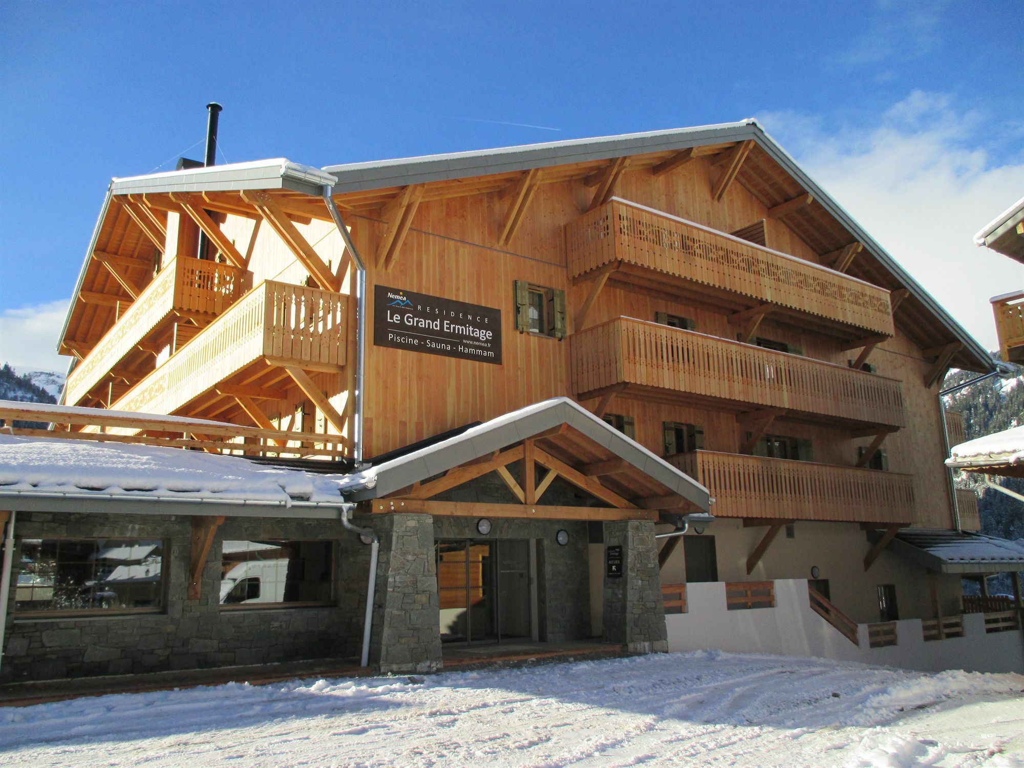 Residence Nemea Le Grand Ermitage Chatel Exterior photo