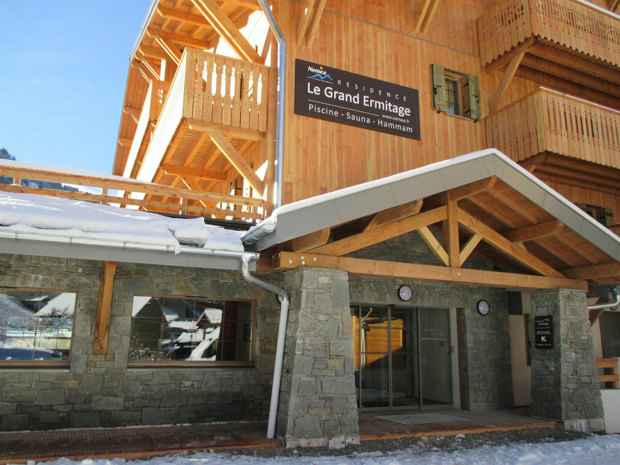 Residence Nemea Le Grand Ermitage Chatel Exterior photo